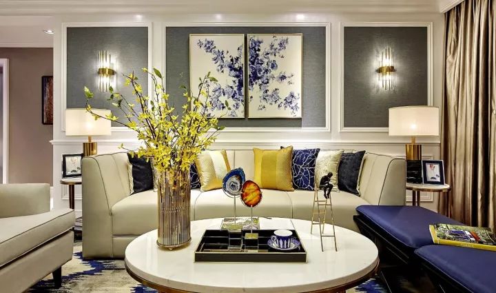 冷元宝设计丨绿地集团海外滩样板空间-13