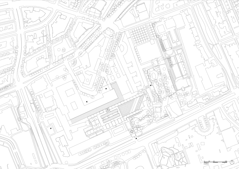 已有建筑中新空间的挖掘：镂空天花板，打造满溢阳光的中庭医学中心-17