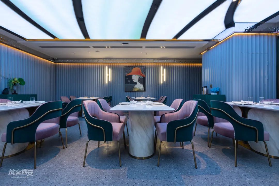 圣音乐餐厅 | 梦幻海洋风,打造大学生心中的琉璃乐园-40