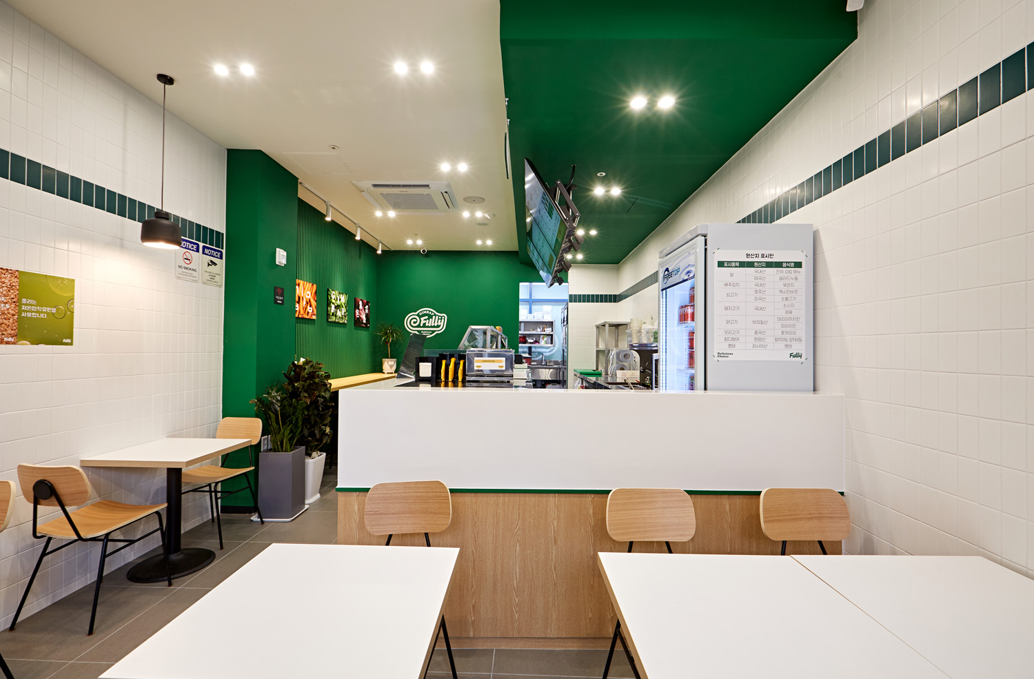 绿意盎然的韩国餐厅 | 自然的味道与现代设计-7