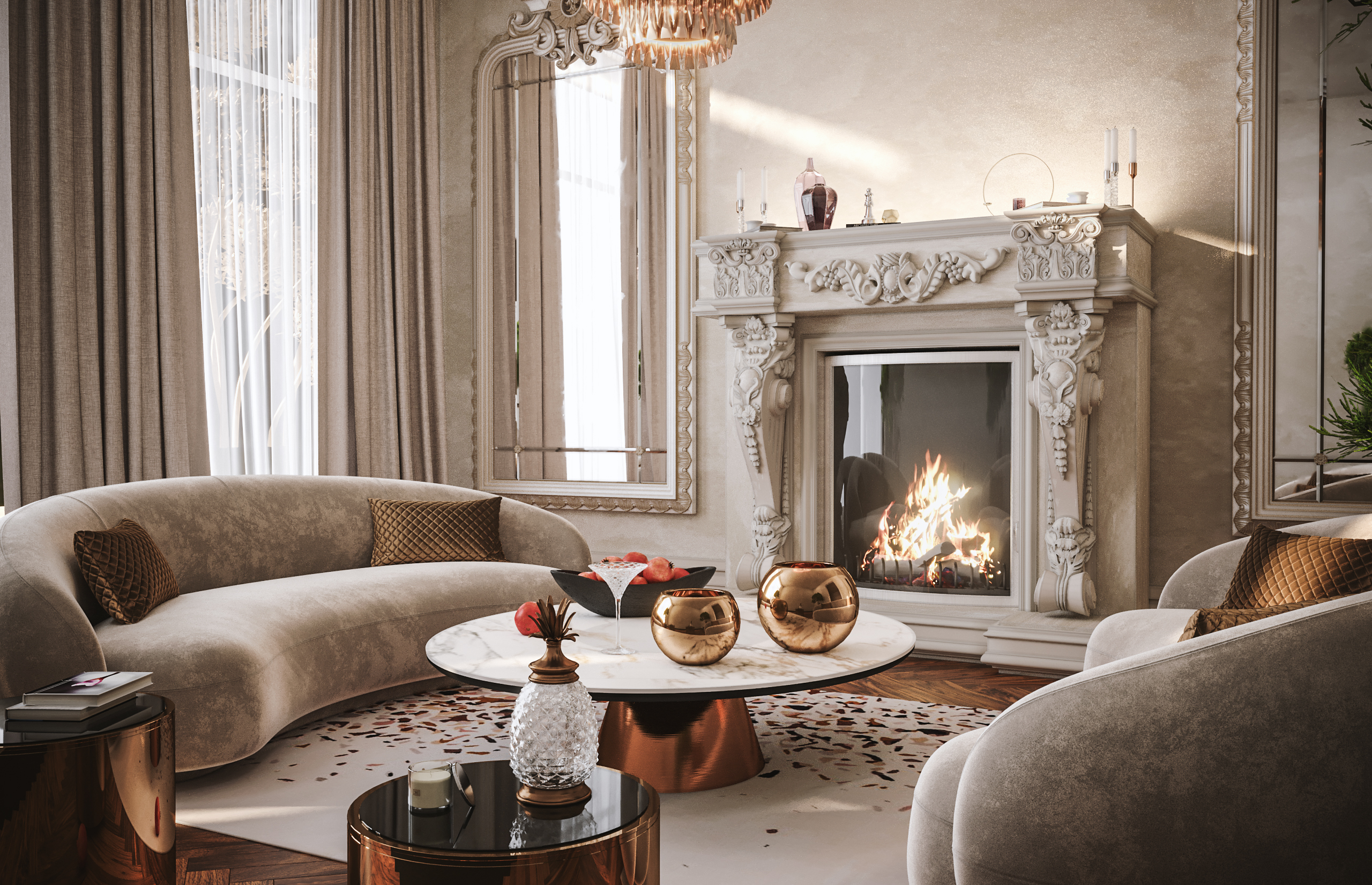 Classic Family Living Room-2