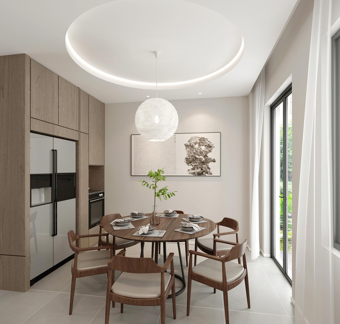 成都-天府孔雀城~新中式居家空间-3