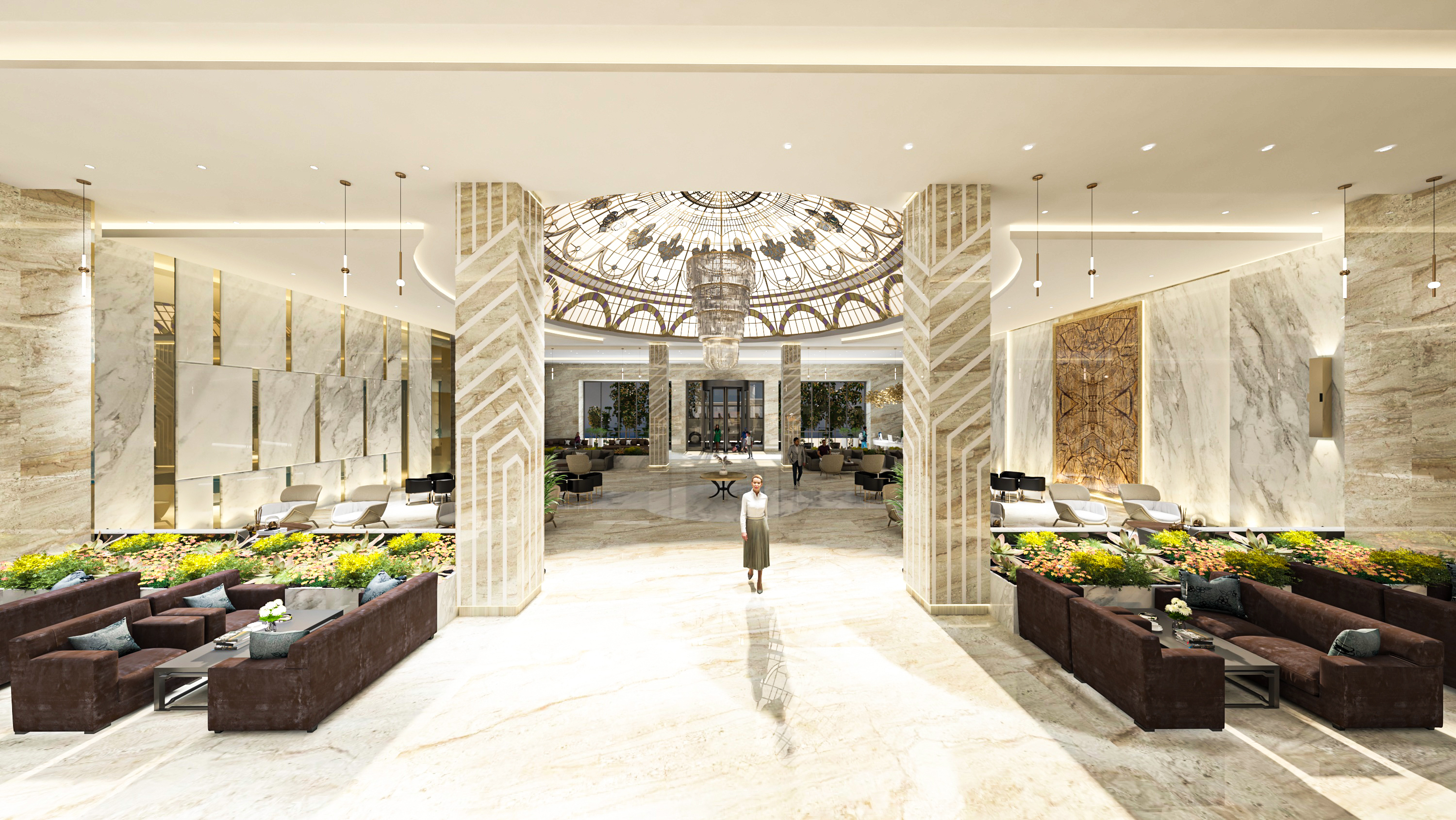 酒店大堂设计-15