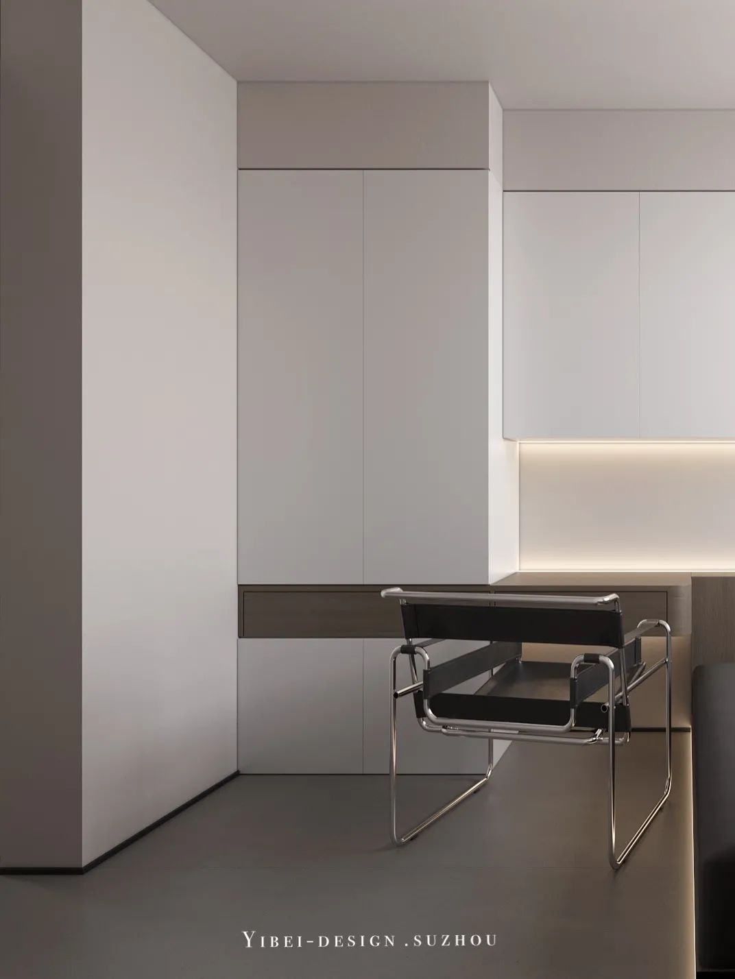 现代极简平层设计丨中国苏州丨YIBEI DESIGN-19