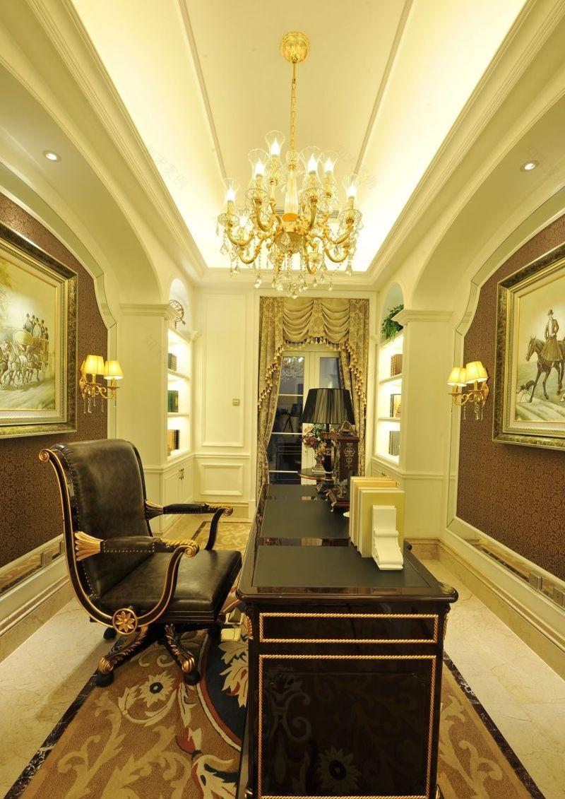 深圳塞纳湾高端别墅软装设计效果图-美式新古典别墅软装效果图-8