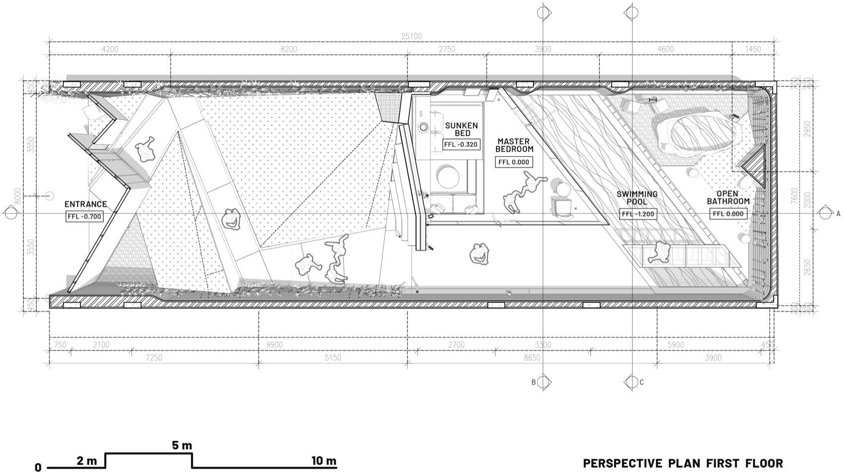 折叠空间花园（Folded Rooms Garden）丨印度丨RAD+ar-55
