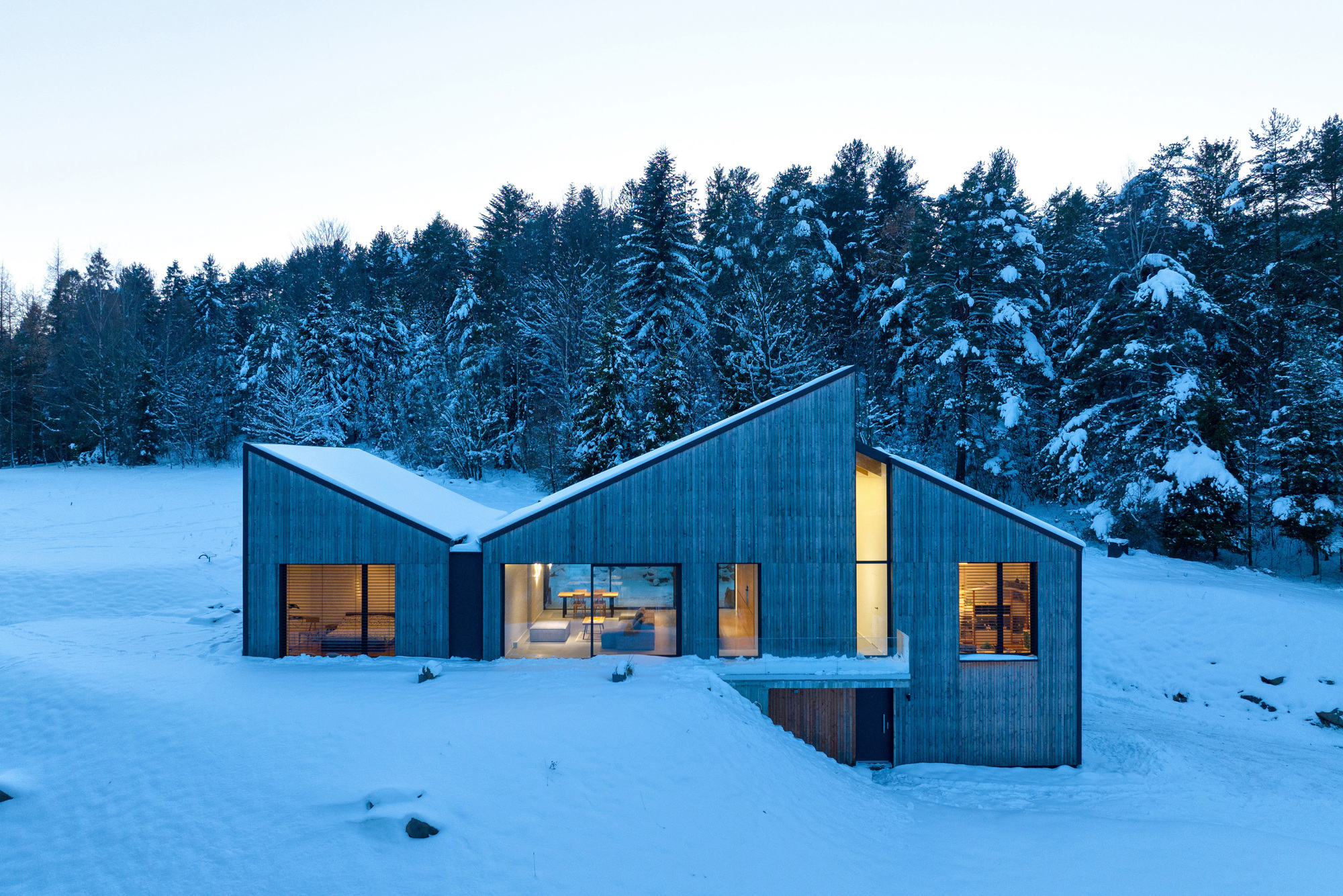 贝斯基德山区的房子丨波兰丨RS+ Robert Skitek-36