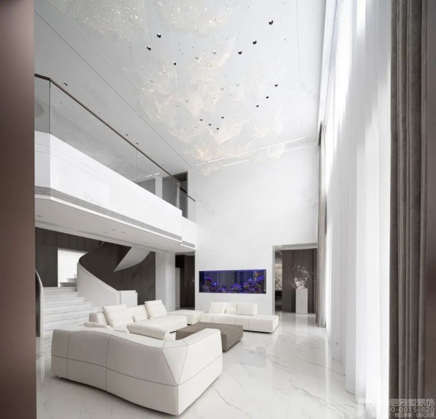 1250㎡现代奢华别墅设计丨尚层别墅装饰-25