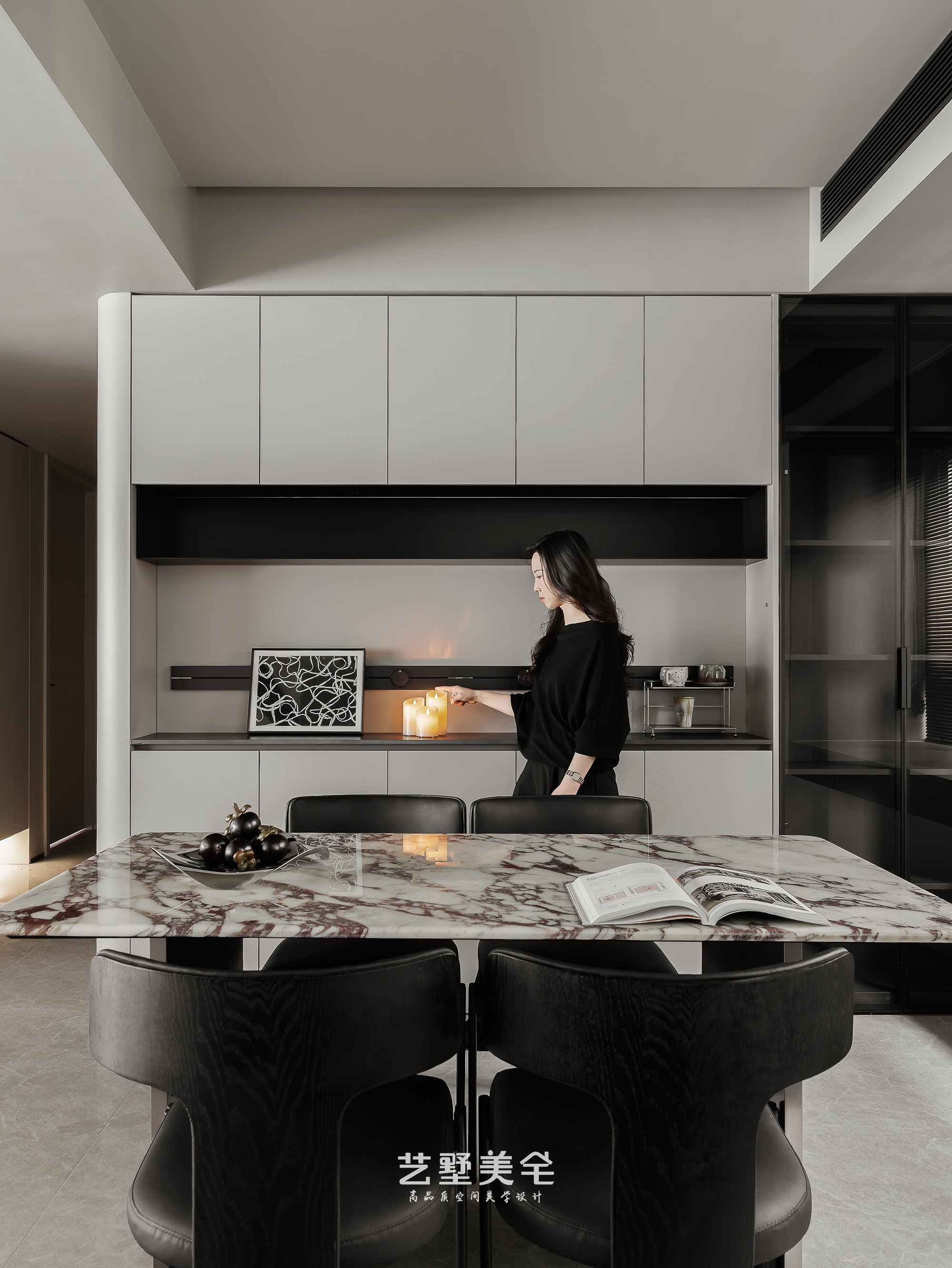 实景 139㎡高级灰克制美学现代高级感栖居丨中国合肥丨艺墅美宅-46