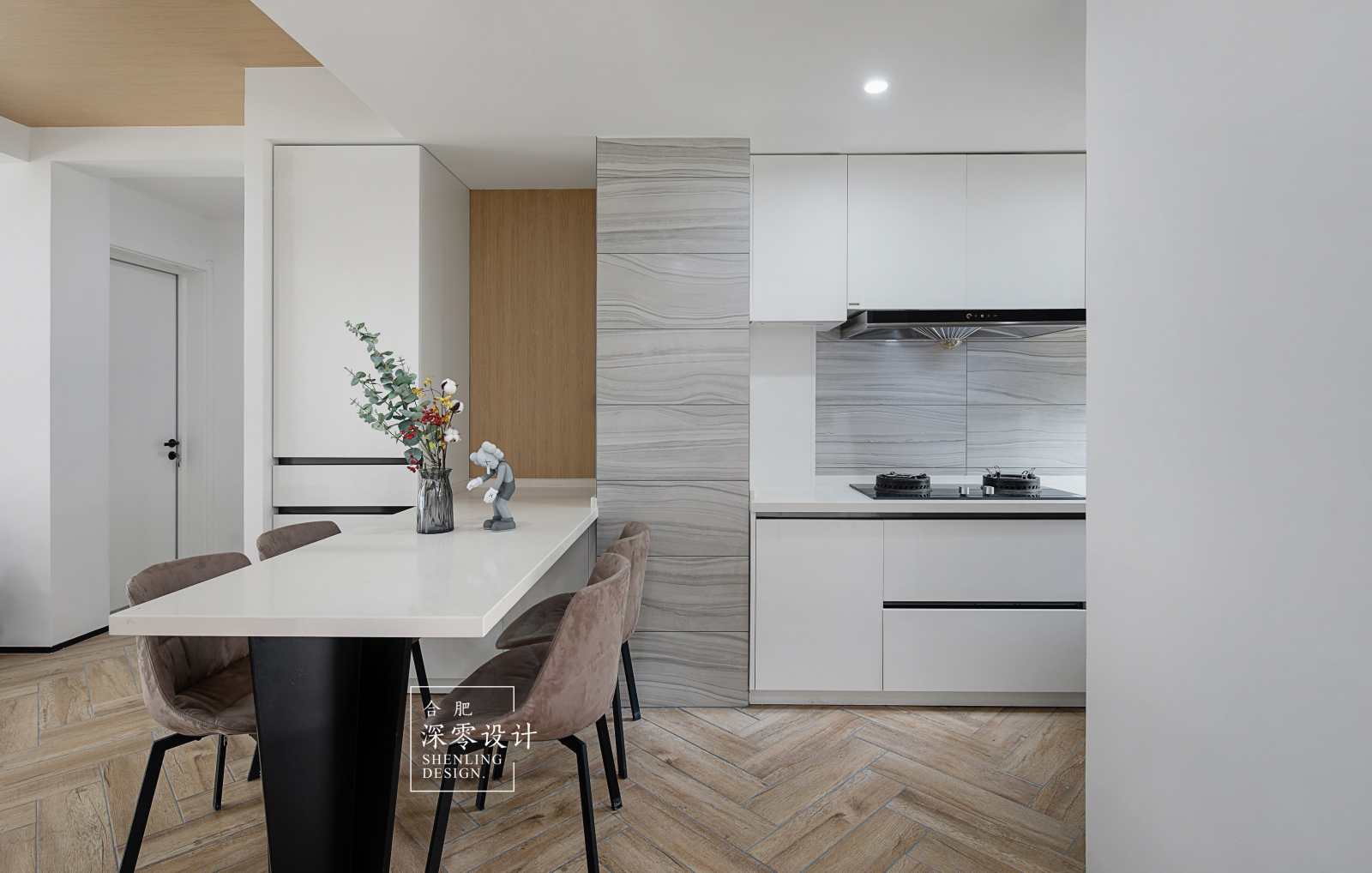 140㎡三室两厅，至精至简、空间感爆棚  深零设计-25