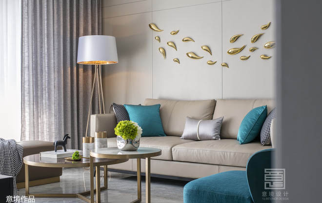 115㎡现代轻奢住宅  意境设计-6