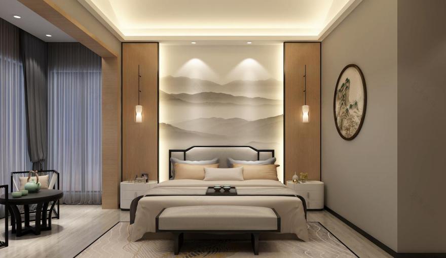 彭下欢设计·蒋先生新中式(御景庄园)-34