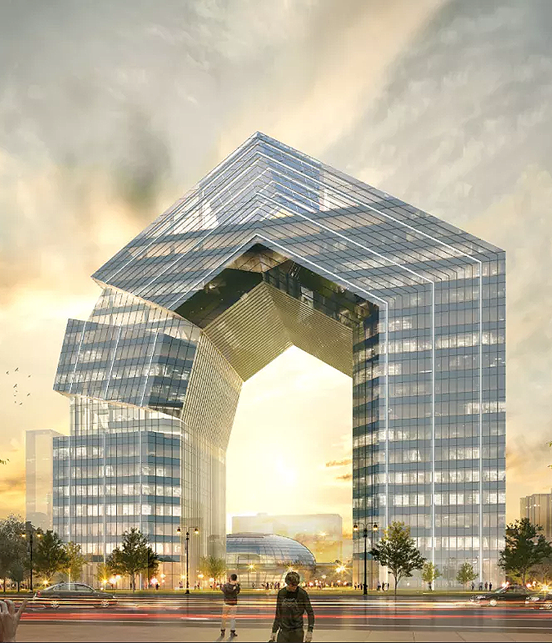 武汉硅谷小镇地标建筑丨中国武汉丨美国 SOM 建筑事务所-7