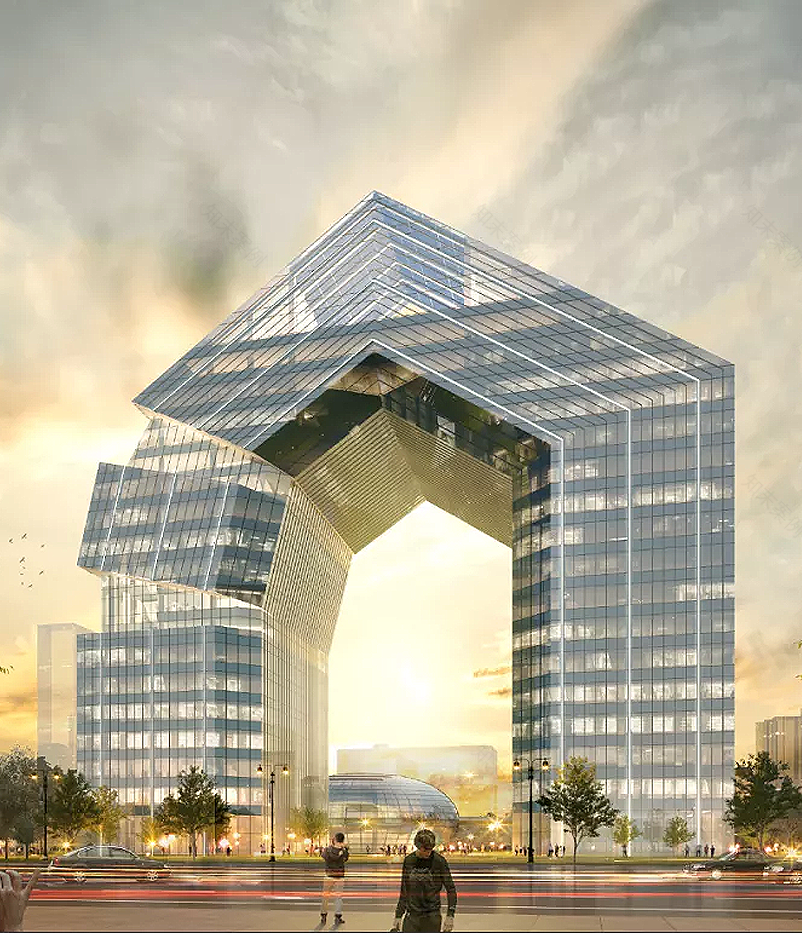 武汉硅谷小镇地标建筑丨中国武汉丨美国 SOM 建筑事务所-7