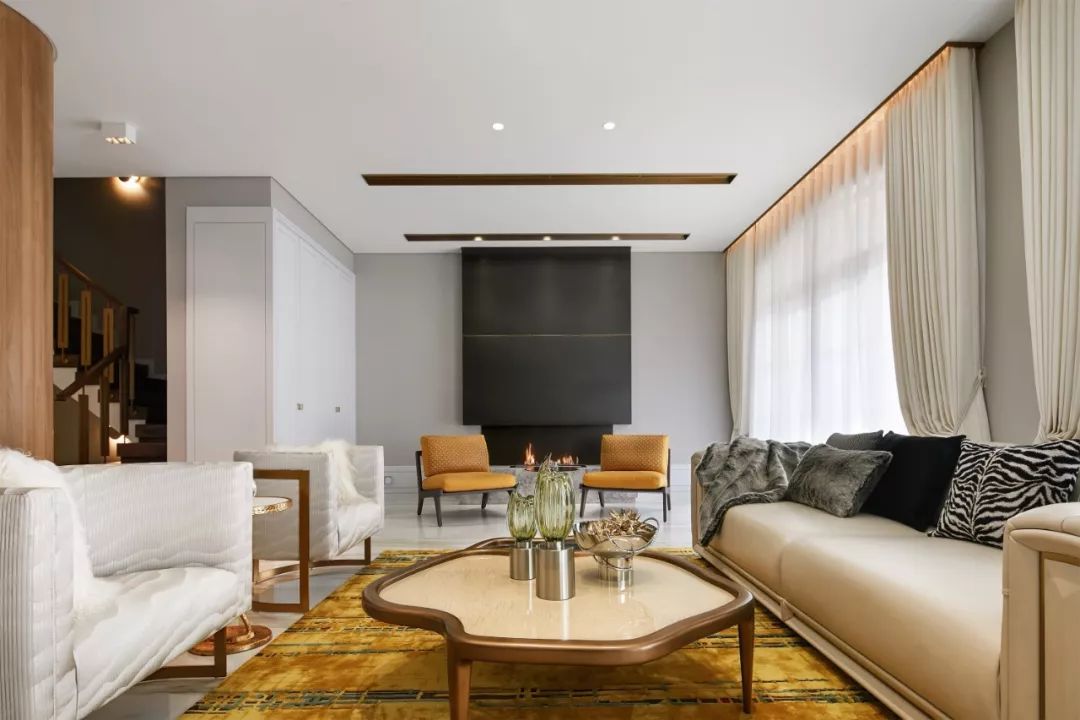 450㎡别墅私宅，现代轻奢诗意栖居-4