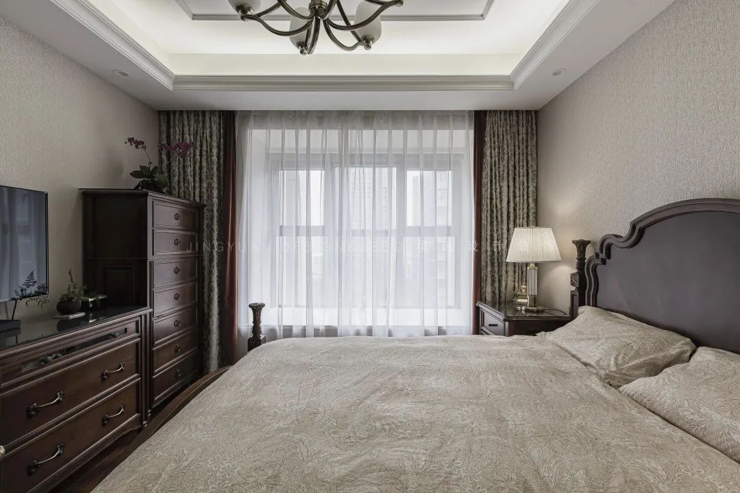 尚海丽景 140㎡美式轻奢风,优雅高级感爆棚-51
