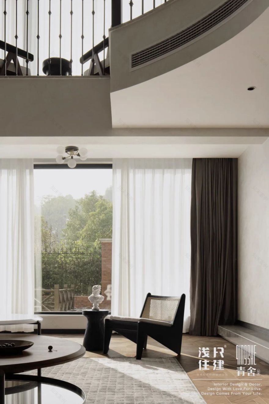 金汇园混搭风格别墅设计丨浅尺住建-37