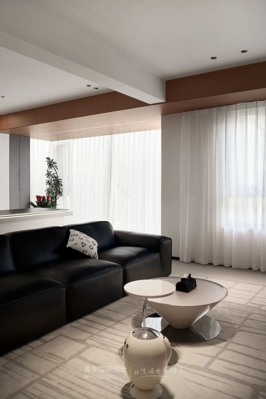 MHOO|禧瑞江南200㎡现代风:每一处留白都盛着生活的诗意-22