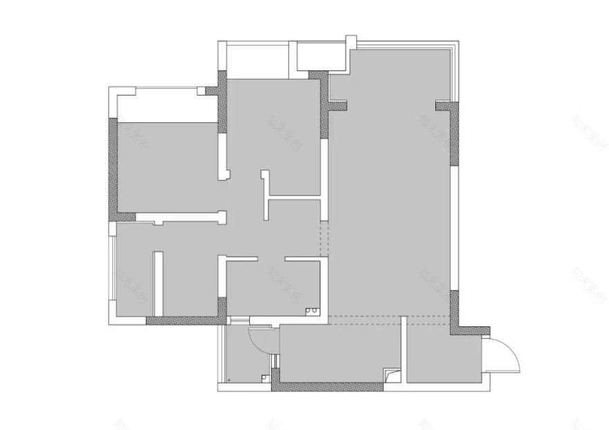 重庆融创春晖十里雍和府 | 黑白灰里的现代简约温情-48
