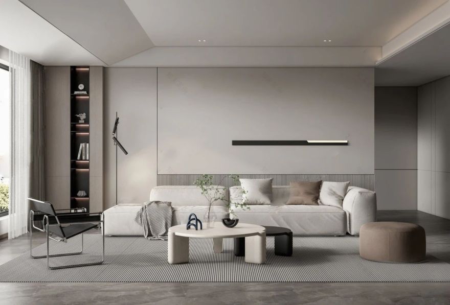 150 款沙发背景墙设计-34