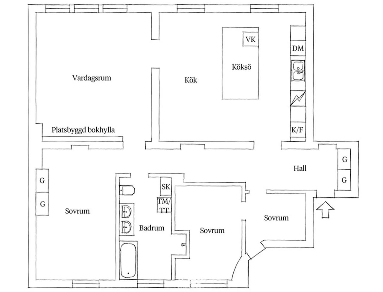 瑞典时尚公寓设计-36