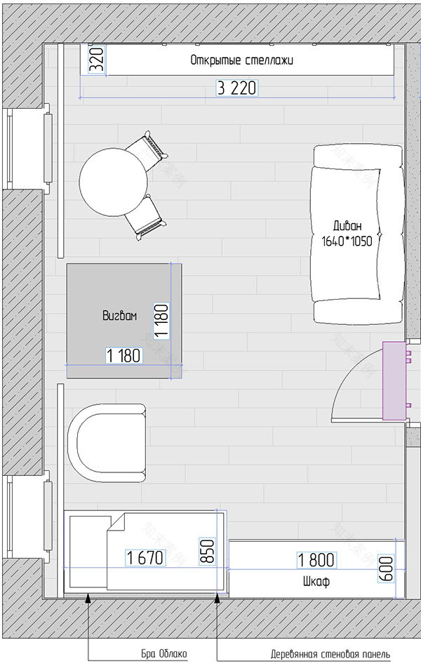 米色儿童房设计项目丨Veronika Berezhnaya-23