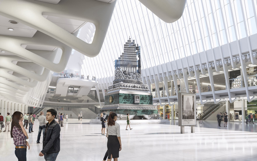 3D Animation of Steel Standing Memorial-4