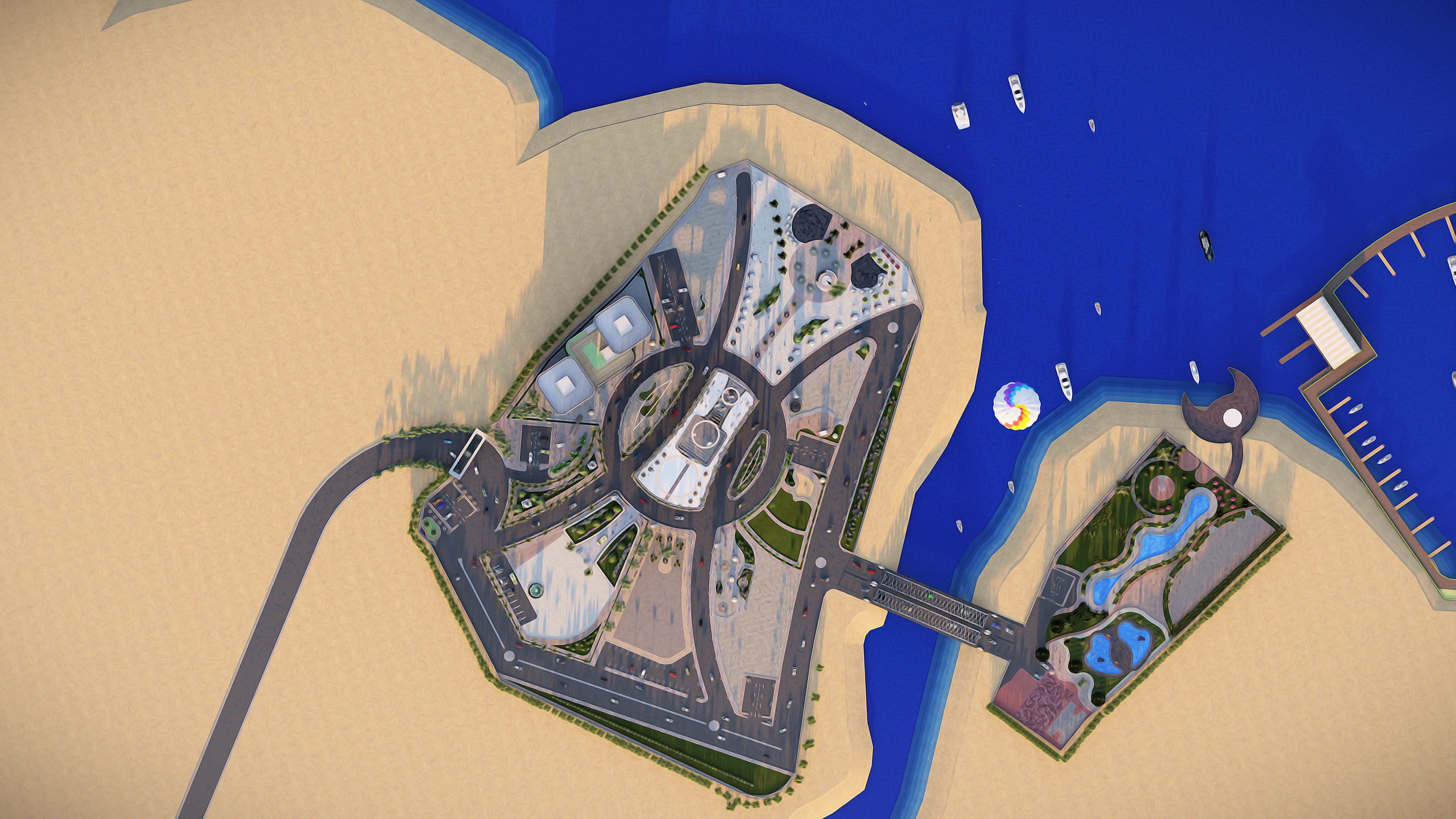 قريه سياحيه كامله علي مساحة 70 الف متر-23