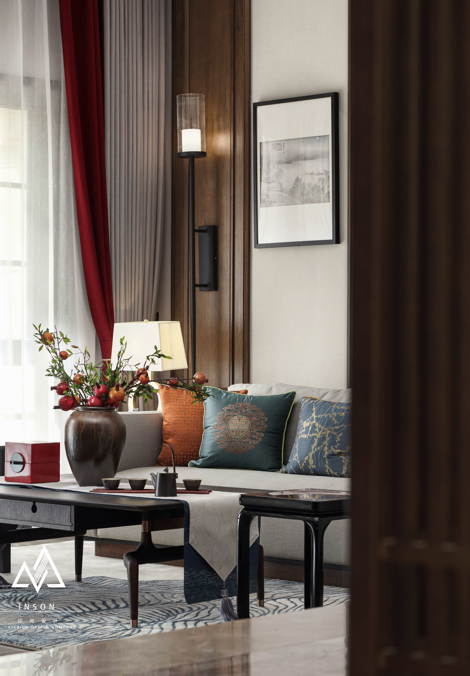 徐州印尚设计-300㎡中式别墅【秋日偶得】-24