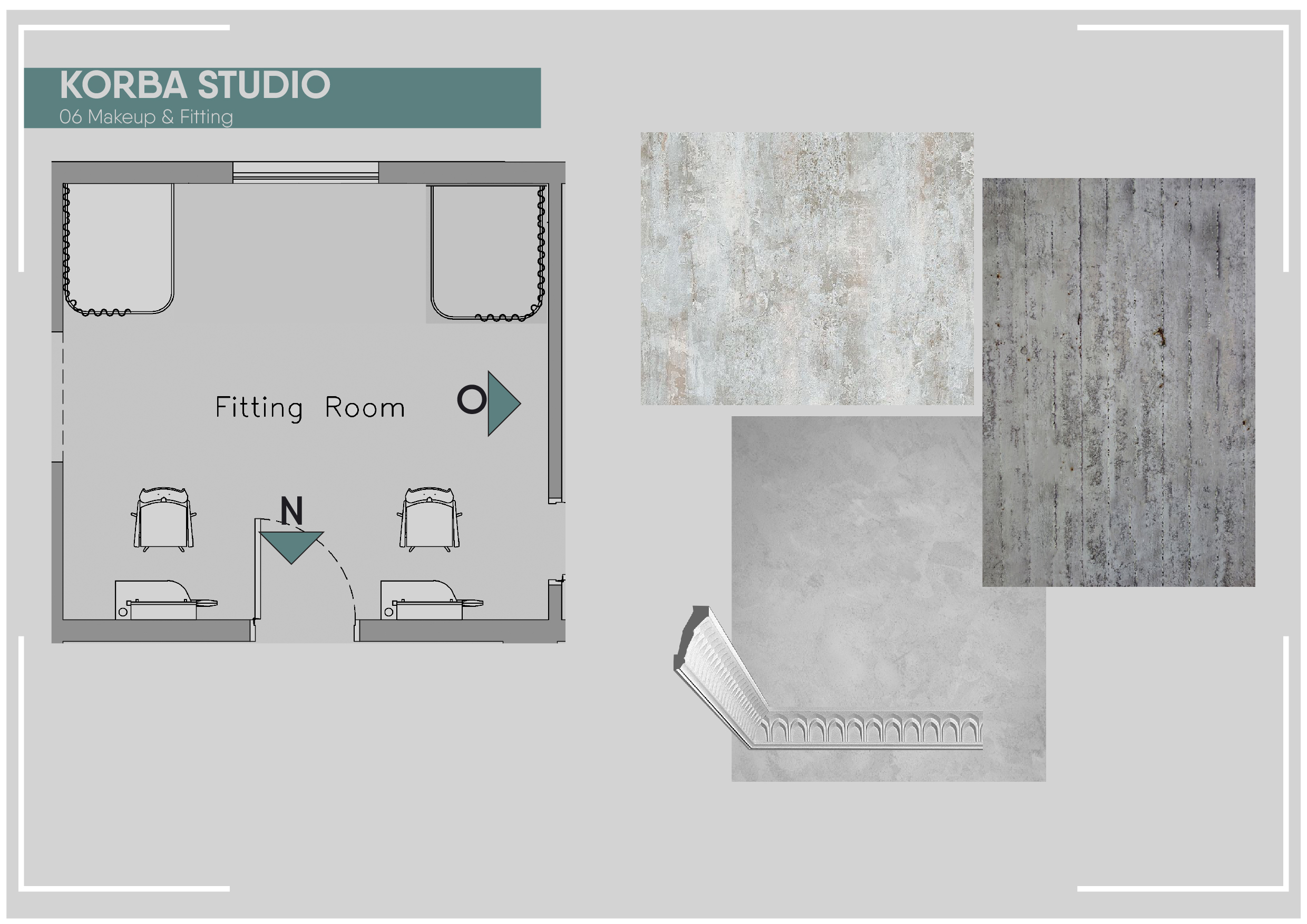 Photography Studio 2D Interior Design & Mood Board-35