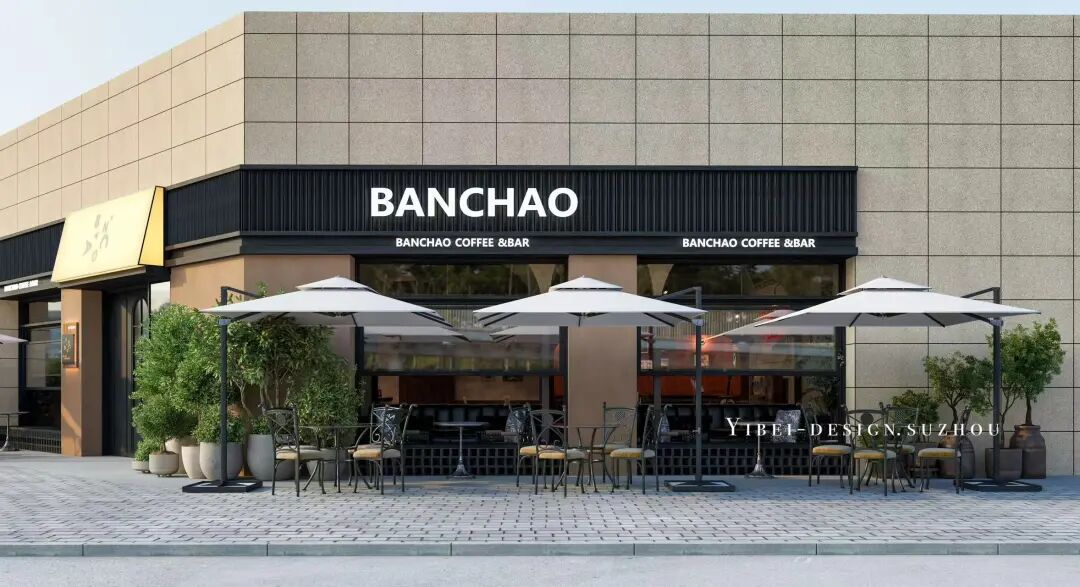 砖瓦之间,昼夜共生 咖啡店丨YIBEI DESIGN SUZHOU-2