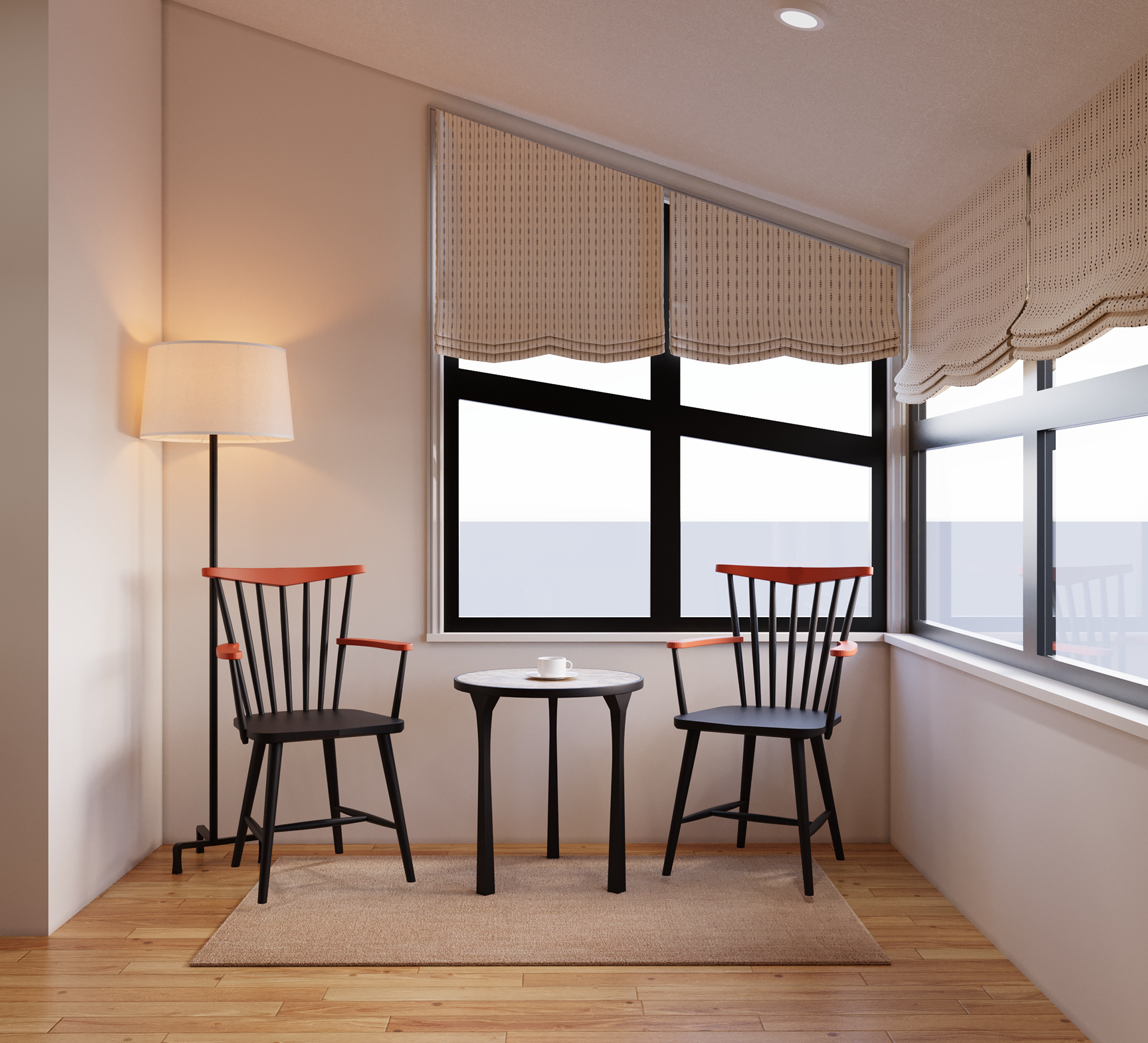 Walnut & White Residential Workspace-2