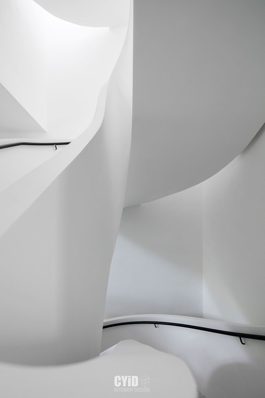 旋转艺术楼梯 x Mid-Century 家居风，打造治愈系生活空间-40