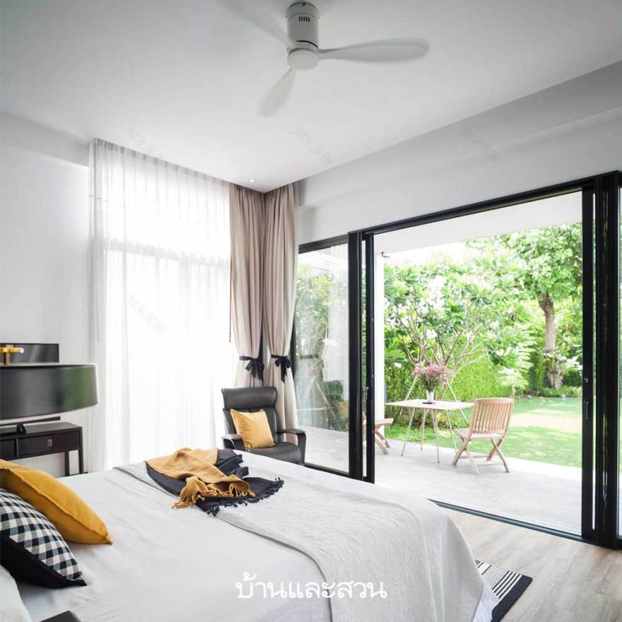 แบบบ้านวัยเกษียณสไตล์โมเดิร์น เรียบง่าย อยู่สบาย - บ้านและสวน-9