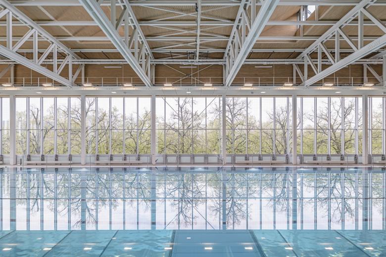 Sportbad NeckarPark 游泳馆丨德国斯图加特丨Niels Schubert Fotograf | BFF-30