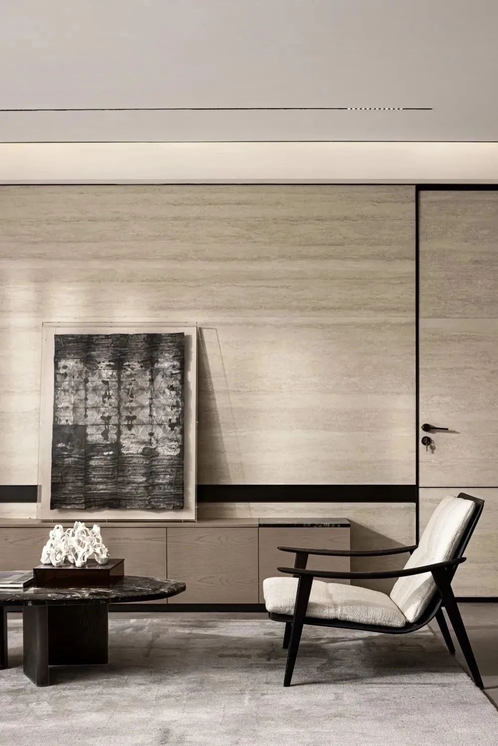 140㎡简约住宅丨矩阵纵横-0