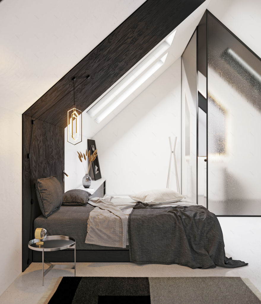 UNDER THE ROOF • master bedroom-7