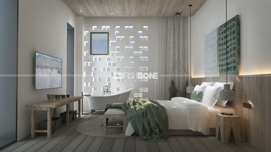 大理理享民宿丨中国大理丨鱼骨设计-51