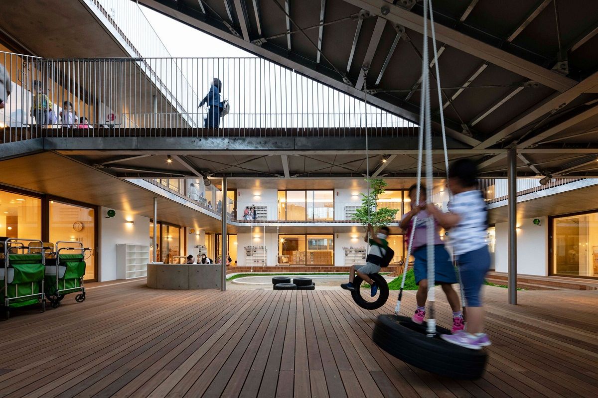 Trường mẫu giáo tích hợp thiết kế chống thiên tai-17