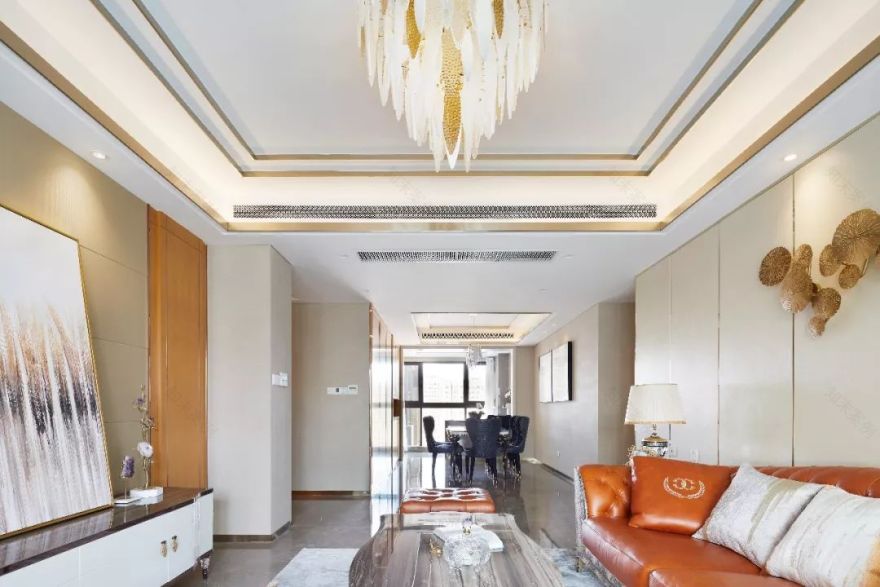 143㎡轻奢主义,细节中的优雅生活 申远软装设计-8