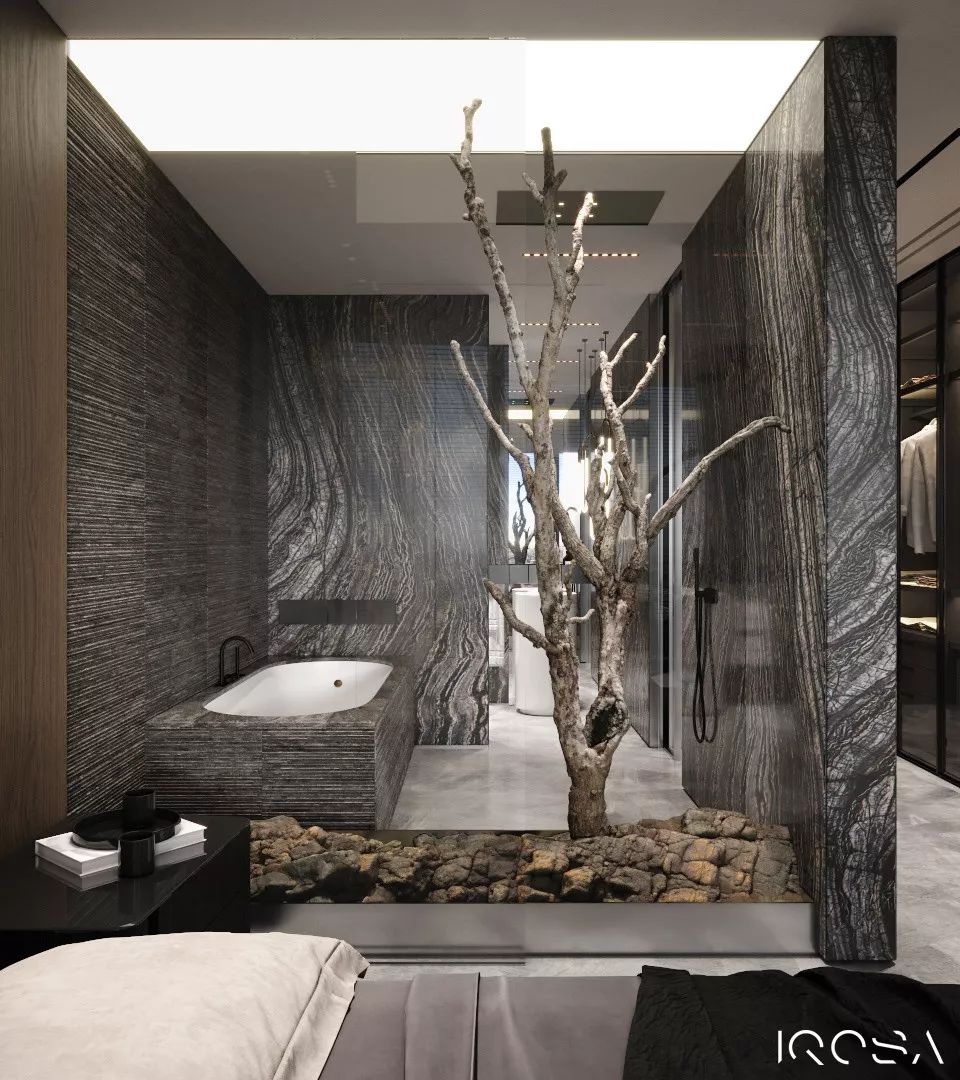 乌克兰 IQOSA 工作室打造野性公寓,粗犷与精致的完美融合-118