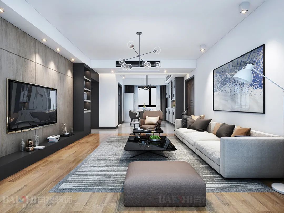 百视装饰•外滩府 | 现代简约风格打造舒适生活空间-107