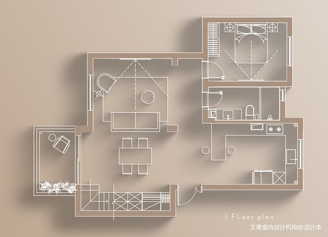 60万元二居160平米装修案例-13