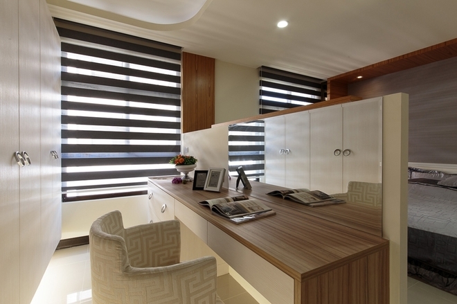 上海实创装饰 静安区120平老房翻新自然通透温馨三居室-13