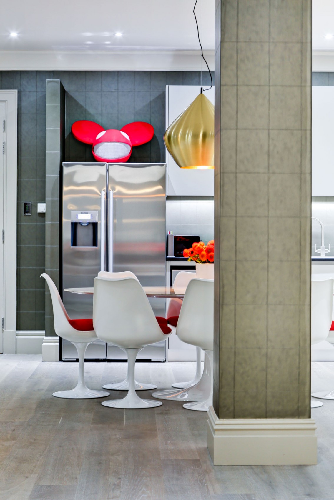 豪华别墅 现代风格Bachelor Pad 英国 伦敦 by Daniel Hopwood-3