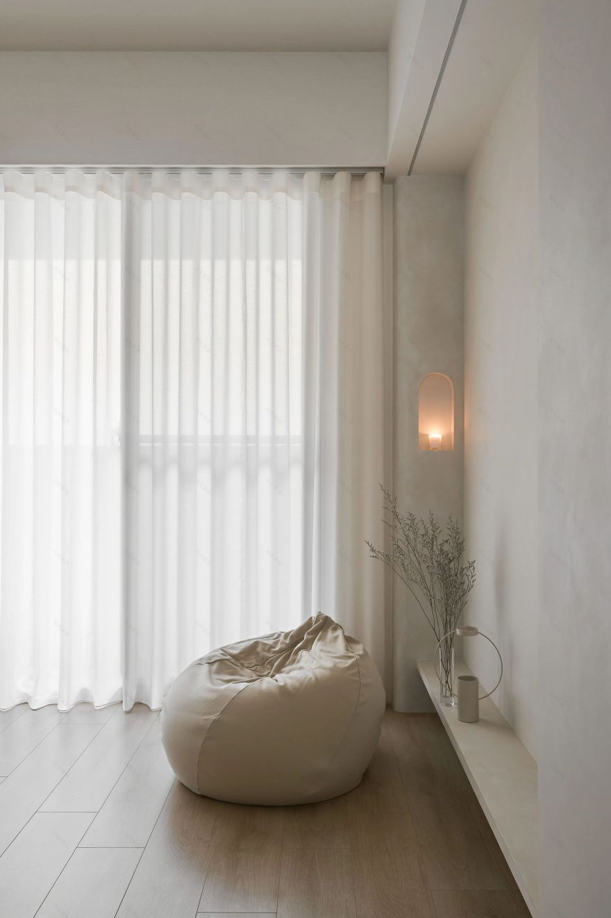 温润奶油风居家空间丨寓子设计-9