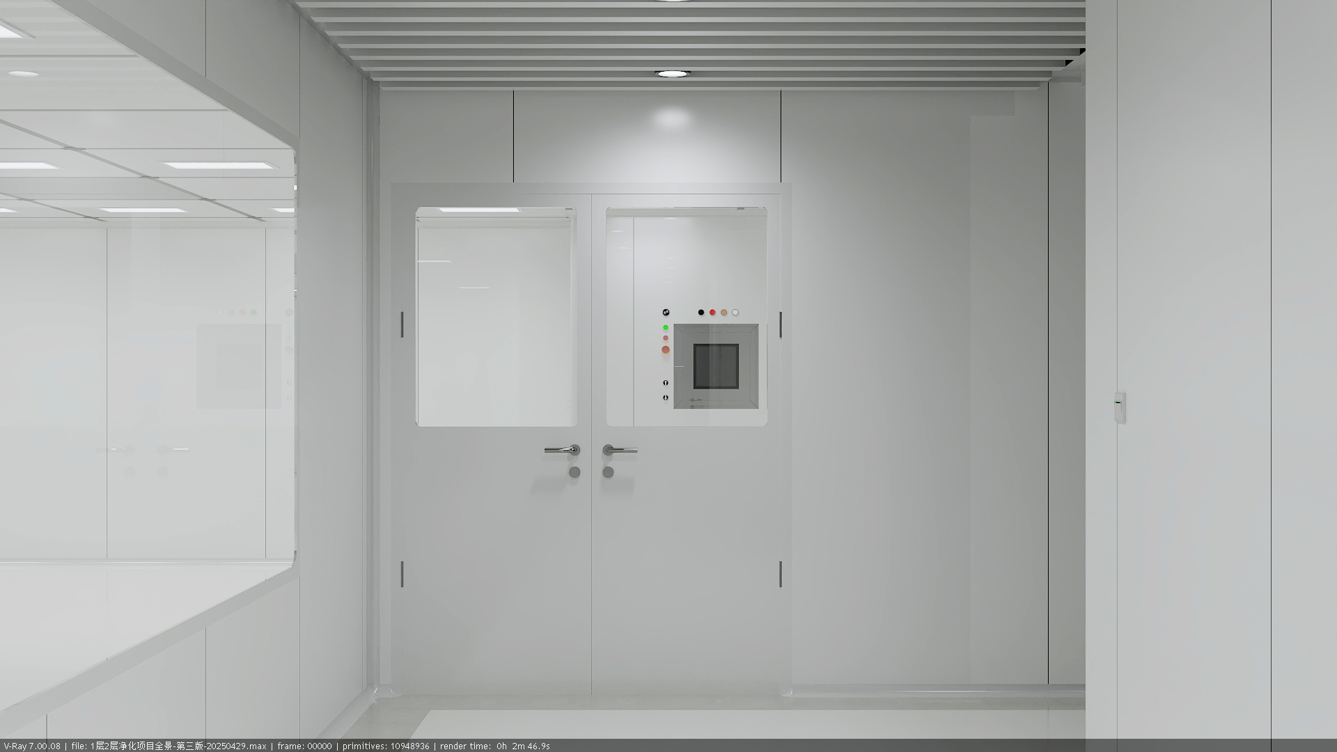 半导体车间效果图渲染-5