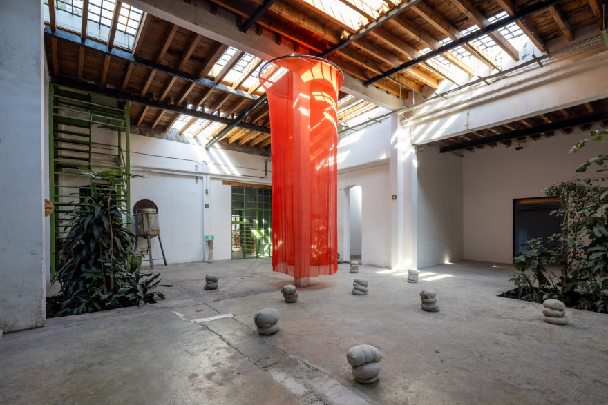 Architects respond to "excess and demolition" at Mexico City art week reuse exhibition-15