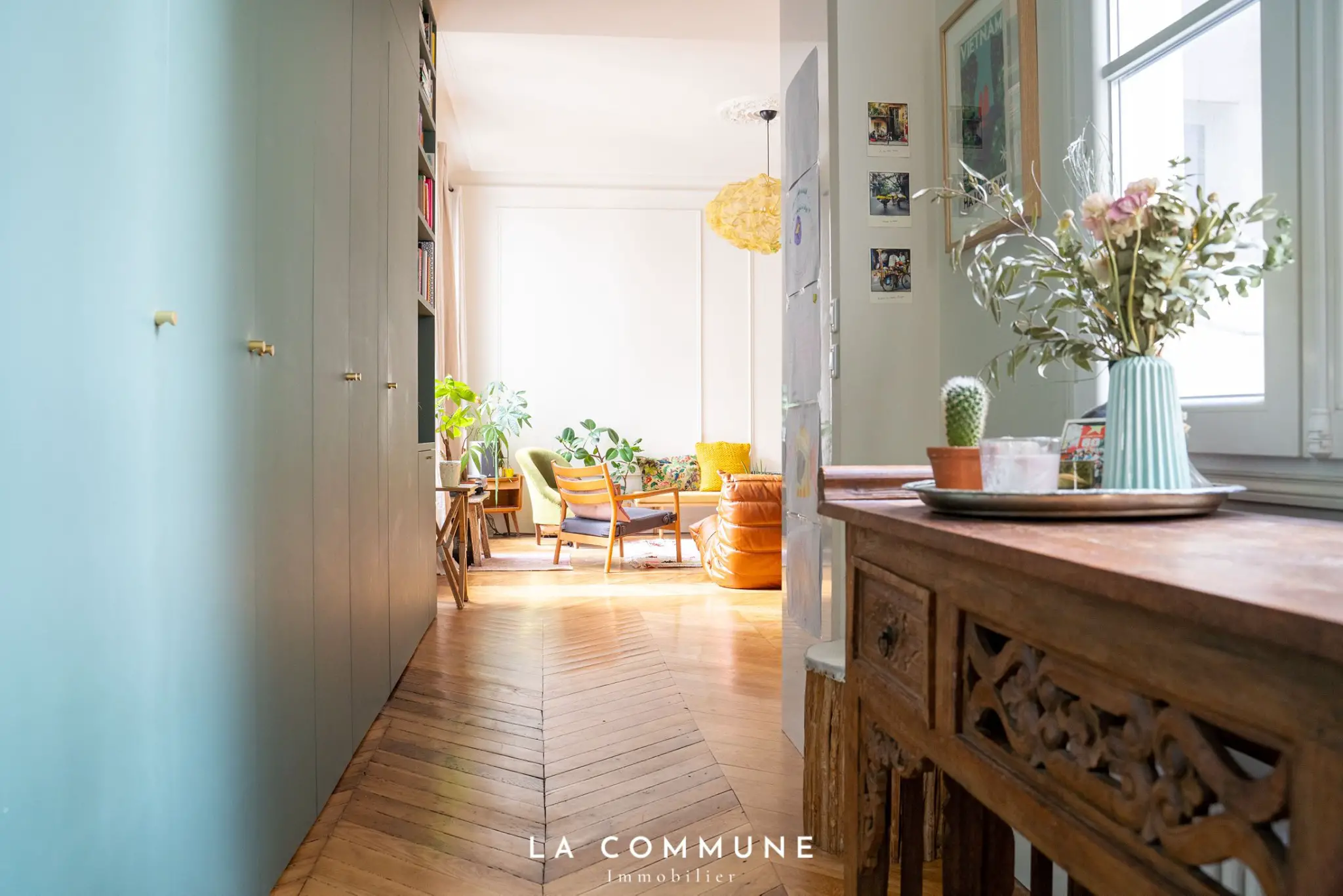 巴黎魅力 | 81m²家庭公寓的典型 Haussmann 风格设计-5