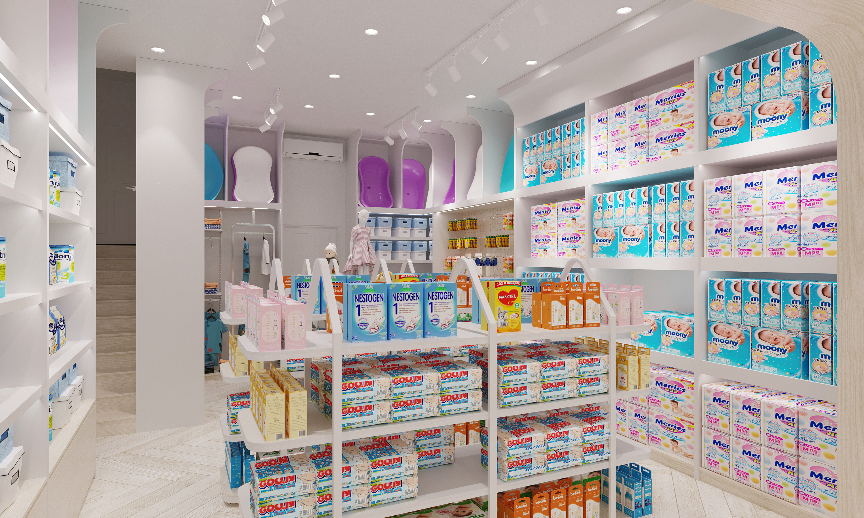 Mom & baby shop design-7